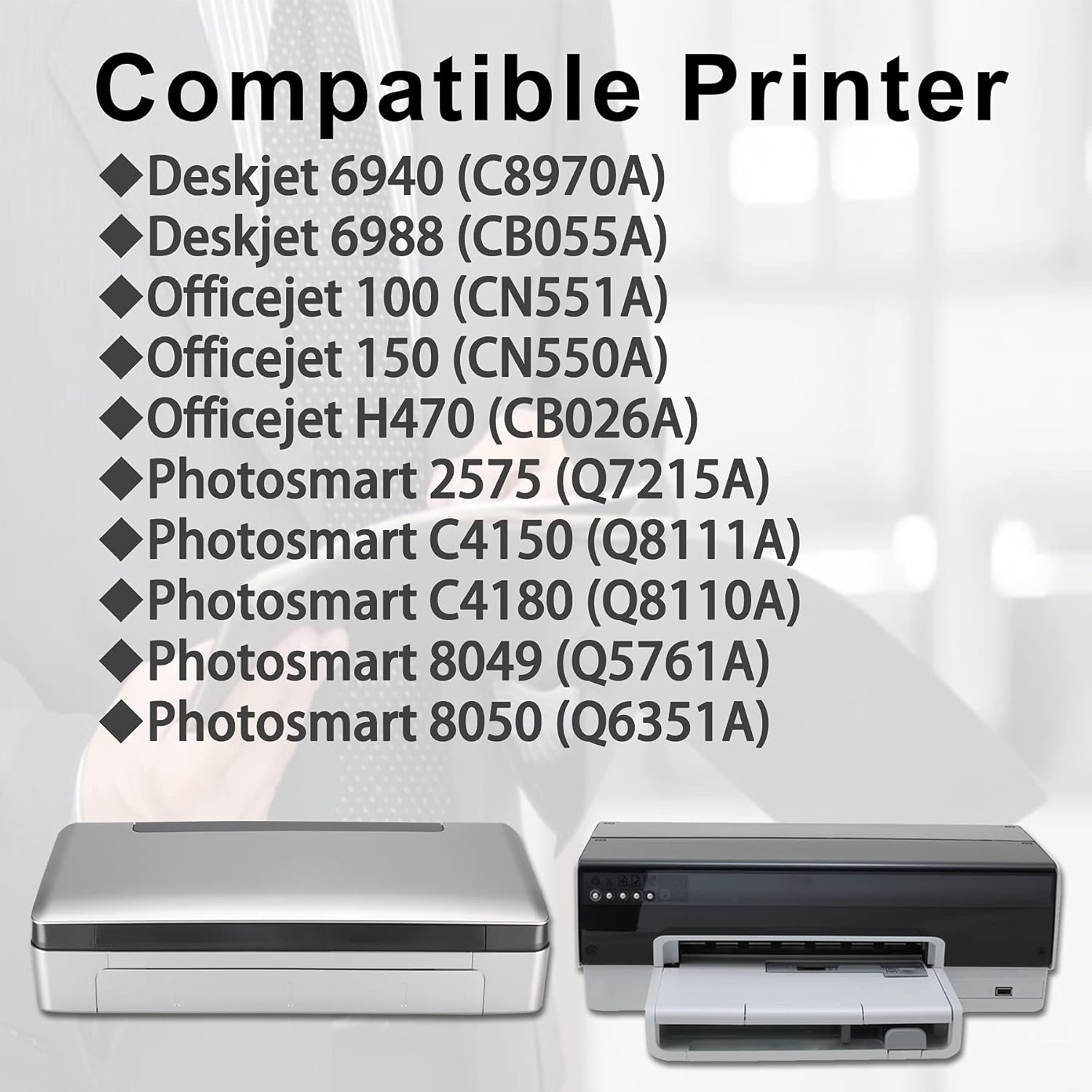 3-Pack Remanufactured Ink Cartridge for HP Deskjet Printer (Tri-Color) O312