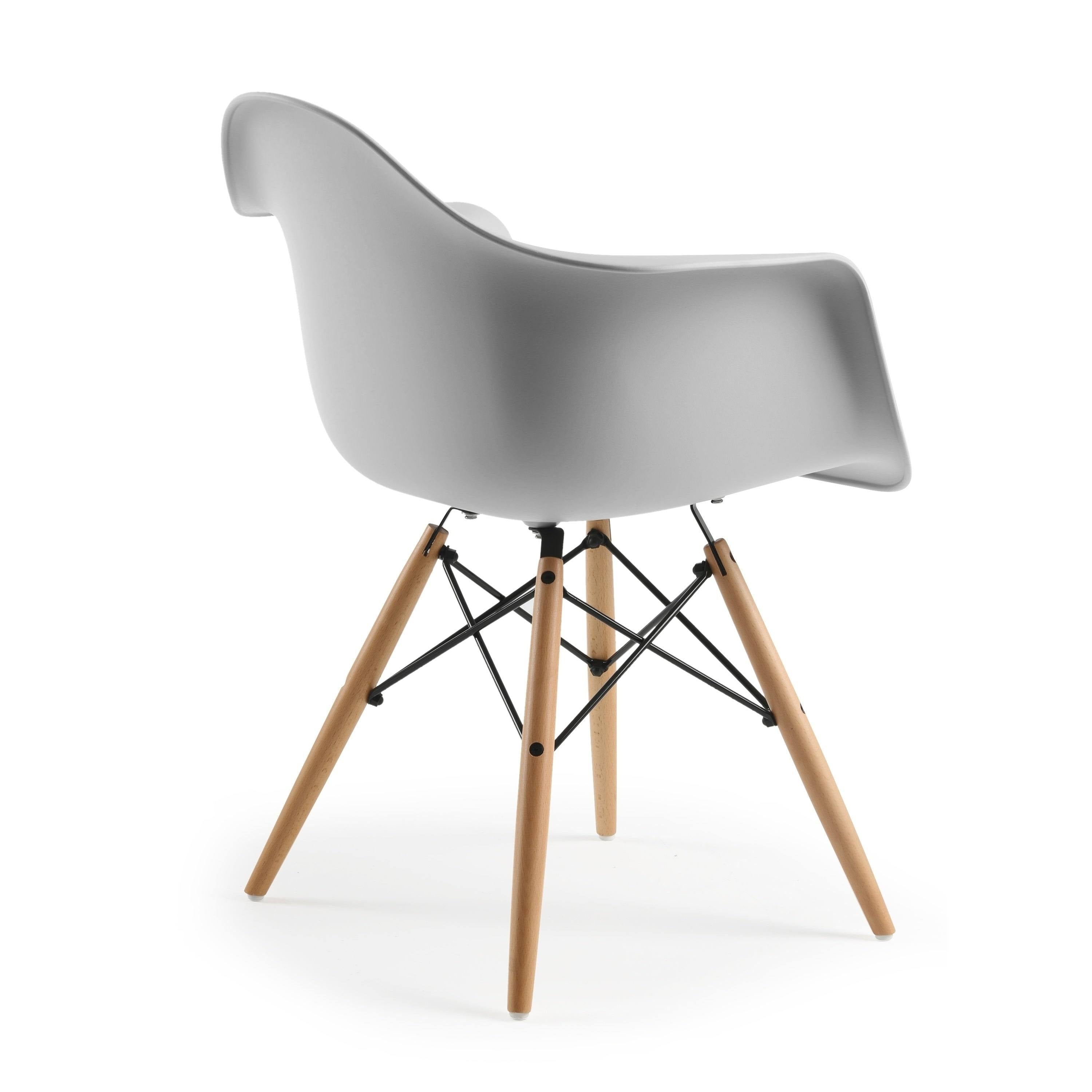 White Arm Chair Y88617