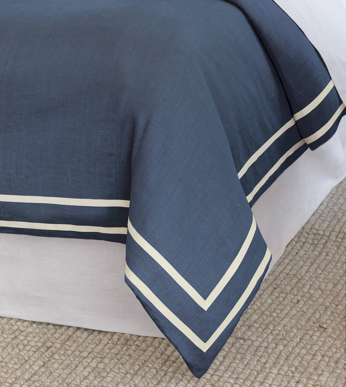 Full Indigo Fret Duvet Cover B9358