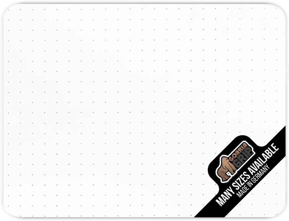 Transparent Polycarbonate Desk Chair Mat, 47x29 L48703