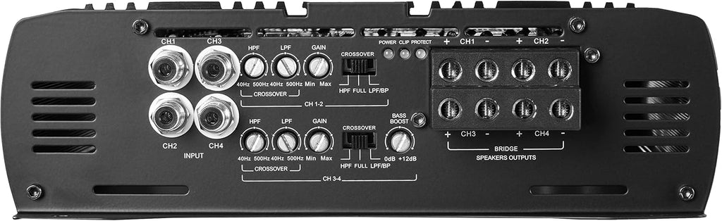 3200W RMS 4-Channel Car Audio MOSFET Amplifier V3408