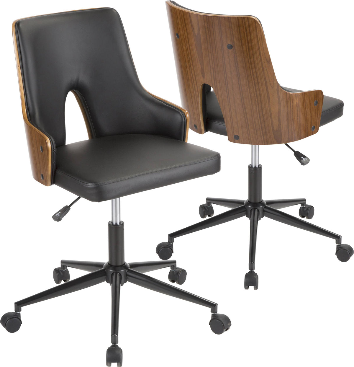 Black-Walnut Office Chair C9667