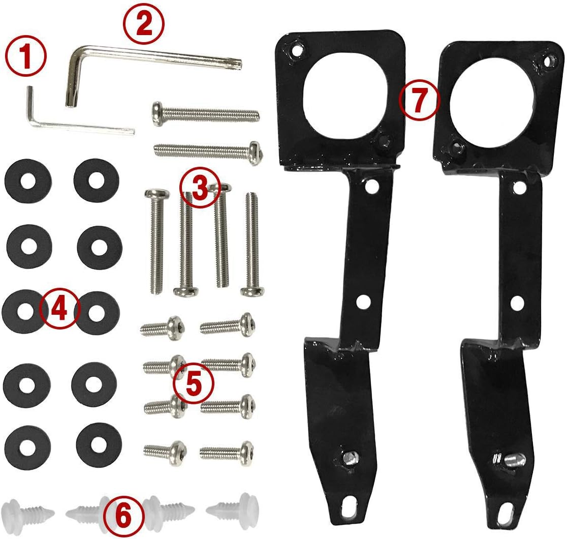 Black Roof Rack Rails Cross Bars for Toyota Tacoma Double Cab K1122