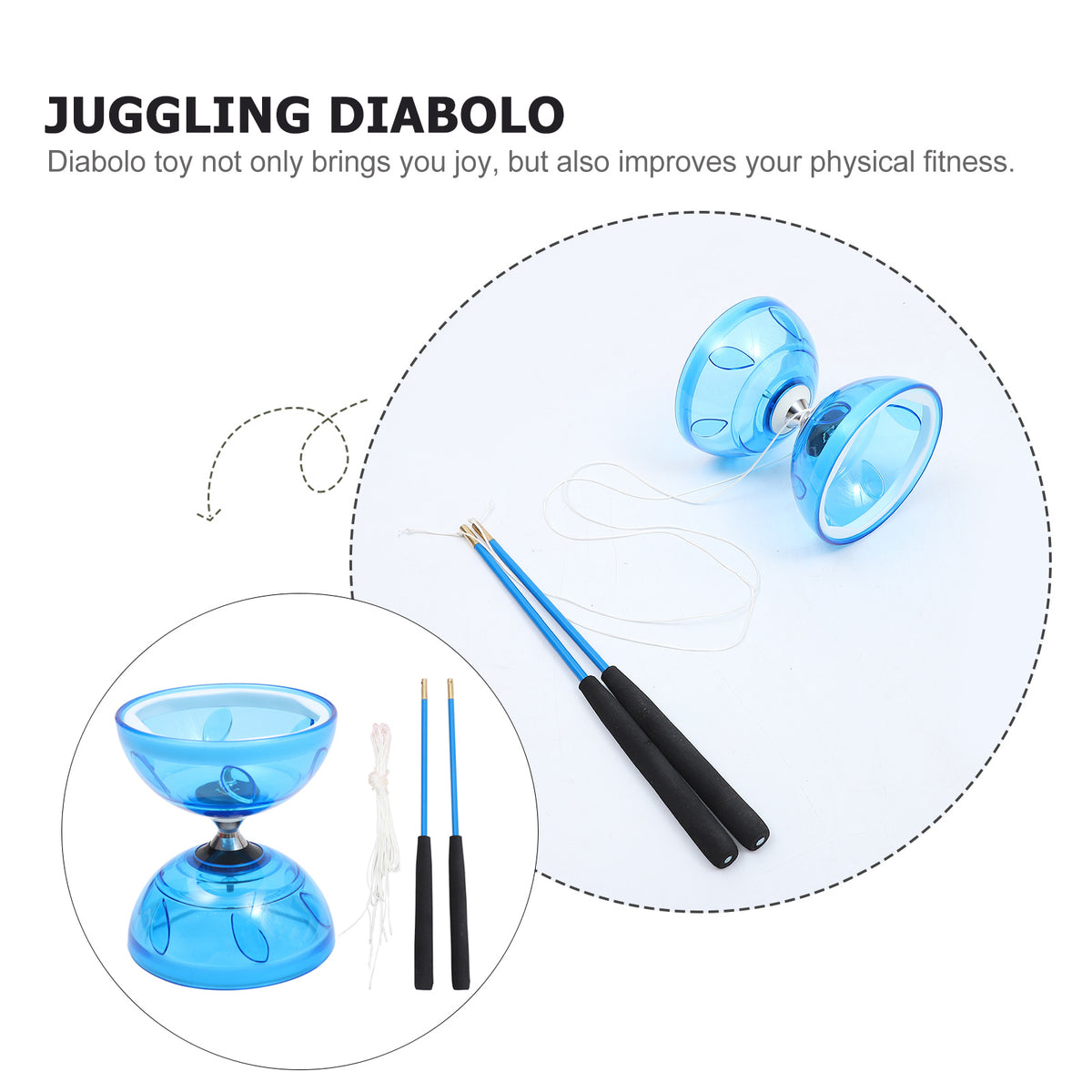 Chinese Yoyo Diabolo Toy L183178