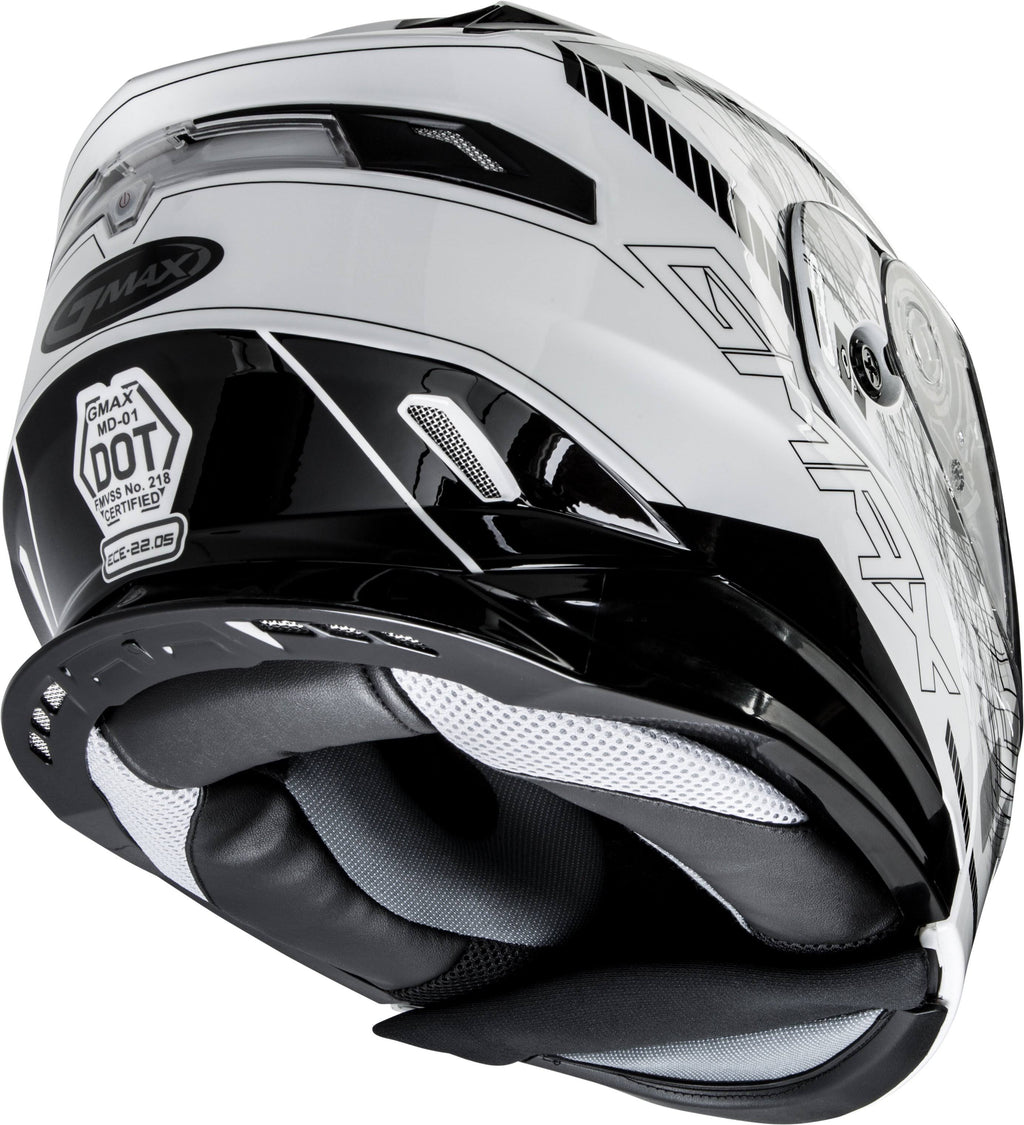 Wired Modular Helmet - Black/White - Large H9208