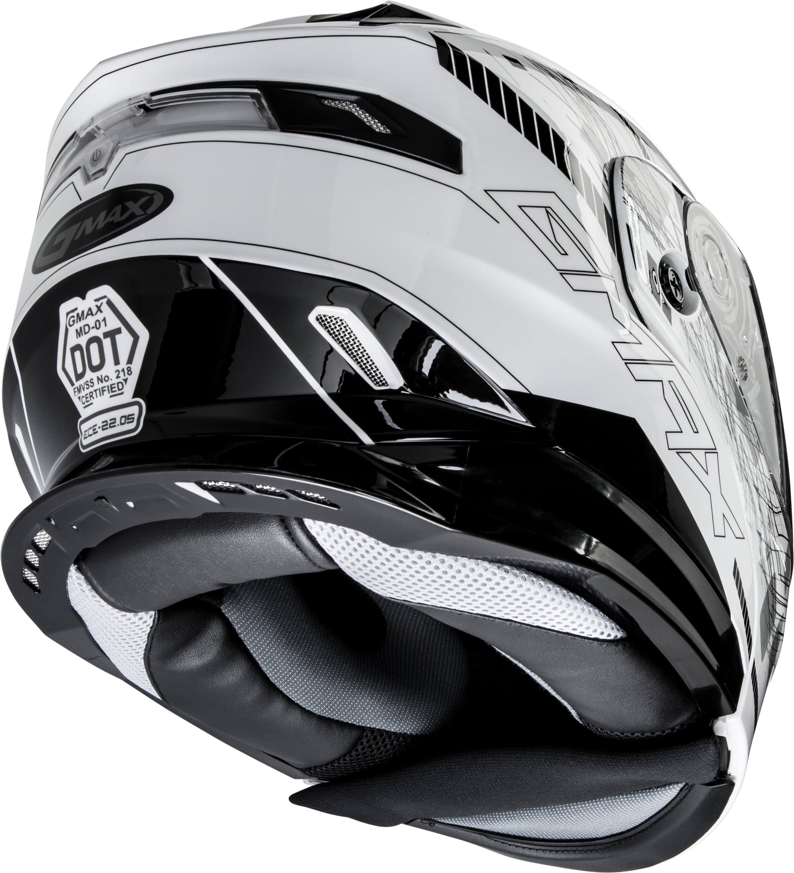 Wired Modular Helmet - Black/White - Large H9208