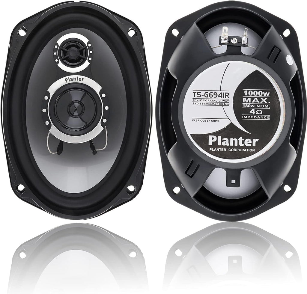 6x9 Inch 2 Way 1000w Car Stereo Speakers Pair W832