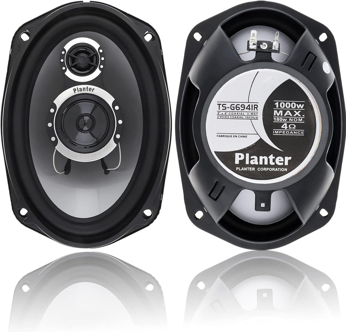 6x9 Inch 2 Way 1000w Car Stereo Speakers Pair W832