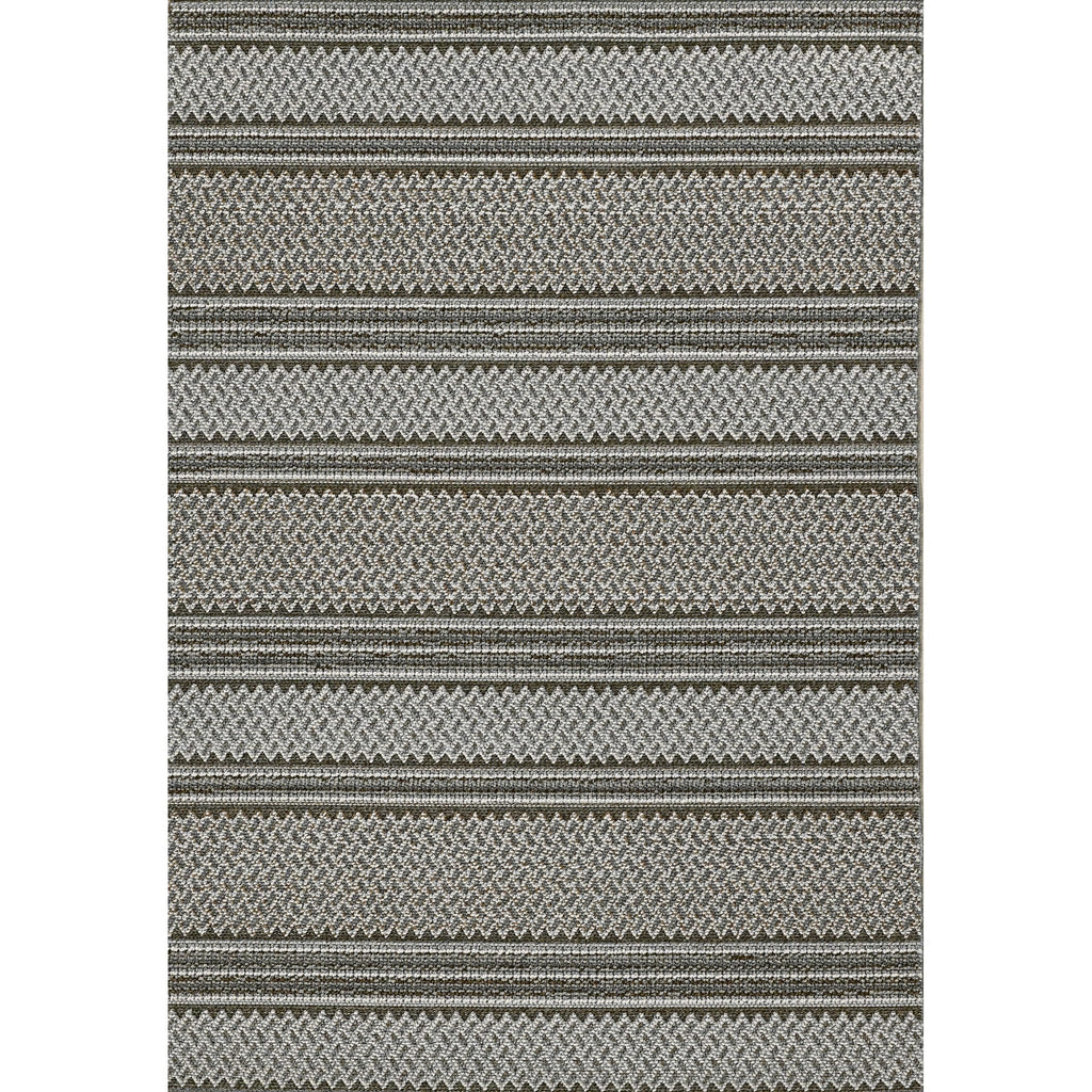 5' x 8' Grey Geo Area Rug I838