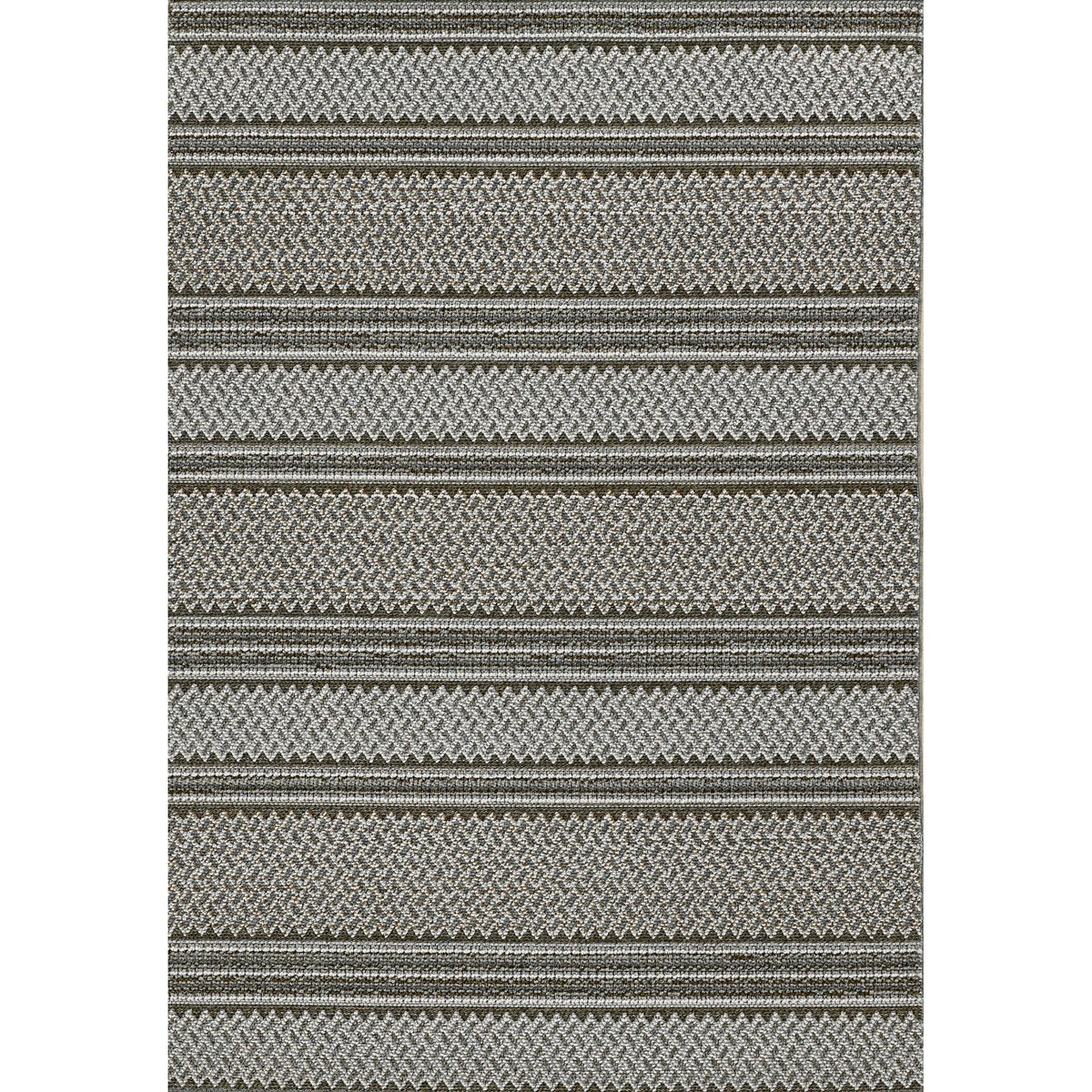 5' x 8' Grey Geo Area Rug I838