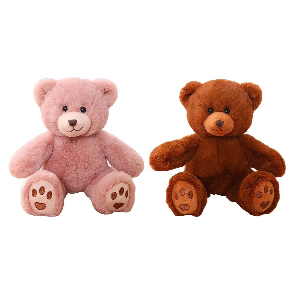 Teddy Bear Plush Toy with Pearl Chain Clasp H92201