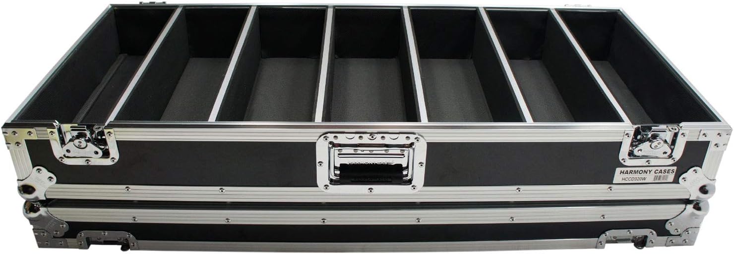 320 Jewel or 960 Sleeve CD Transport Road Travel Case with Wheels V92698