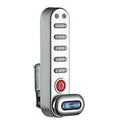 Electronic Cam Lock, Powder-Coated Silver H2512