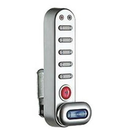 Electronic Cam Lock, Powder-Coated Silver H2512