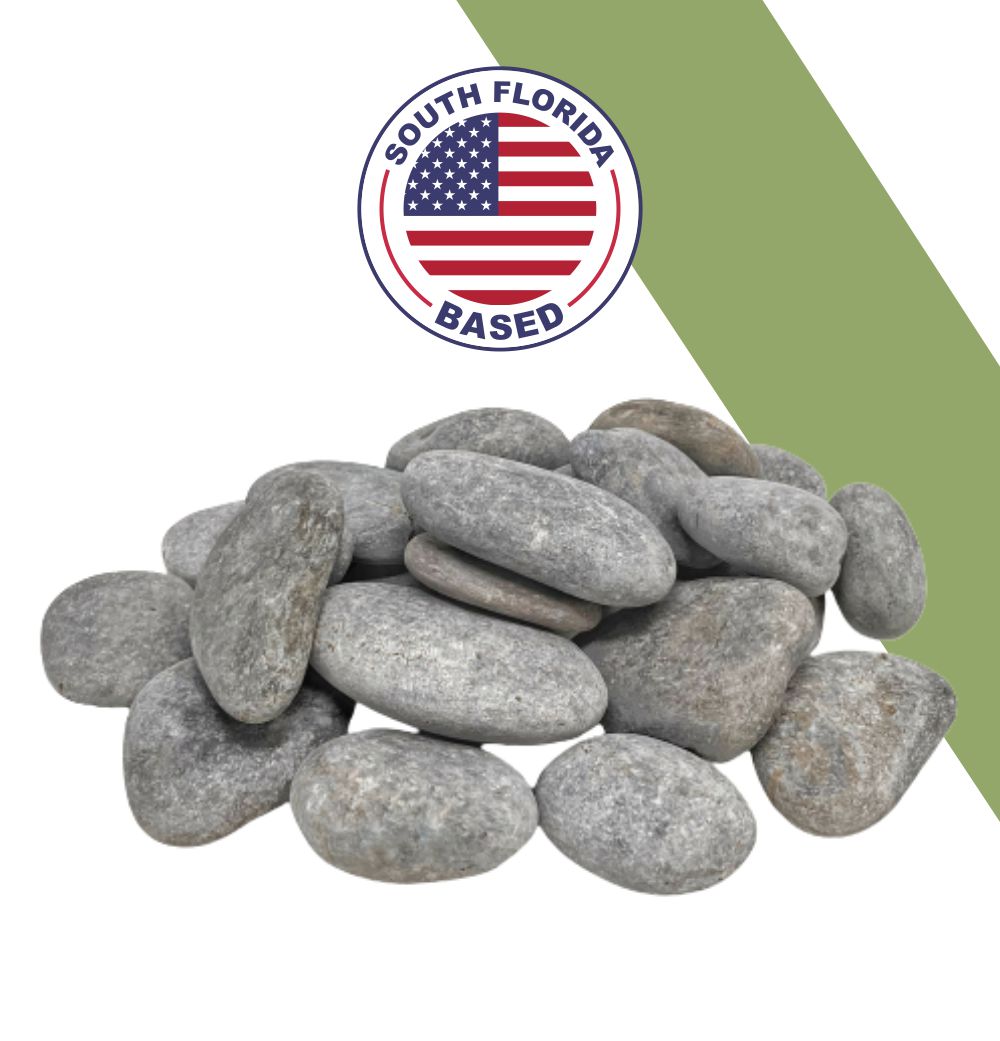 40 River Rocks for Painting, Flat and Smooth, 2-4 Inches T89393