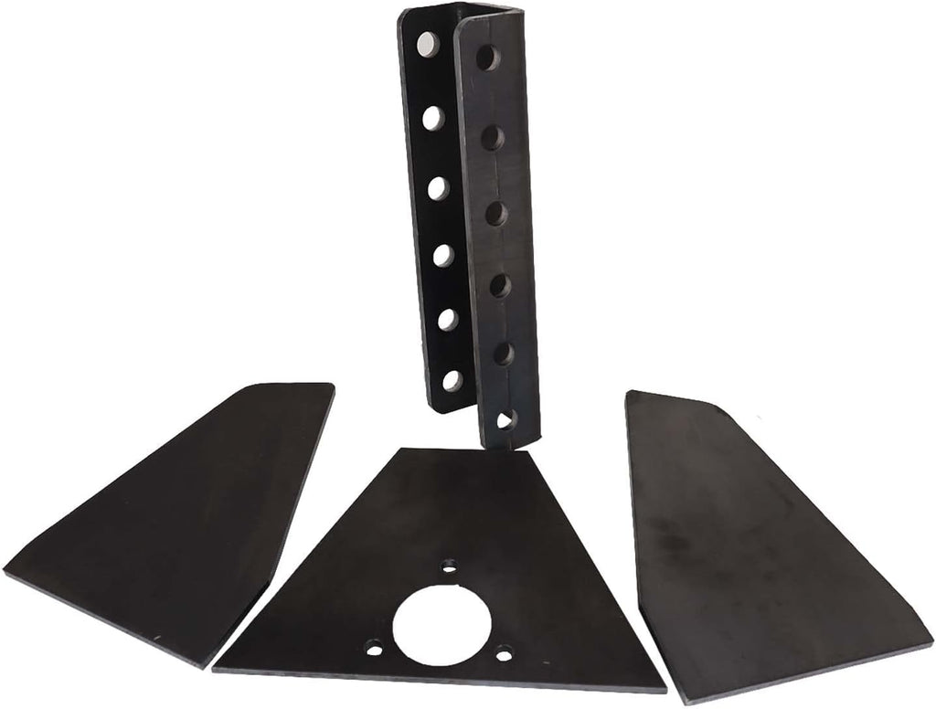 Weld On Tongue Adapter for Trailer A-Frames, Components Only - 2 Sides, Base & Vertical Channel N2754