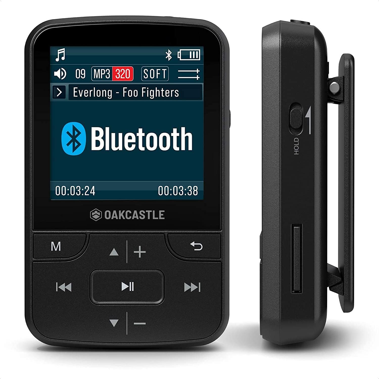 8GB MP3 Player with Bluetooth, FM Radio, Micro SD Slot, Pack of 2 Q748