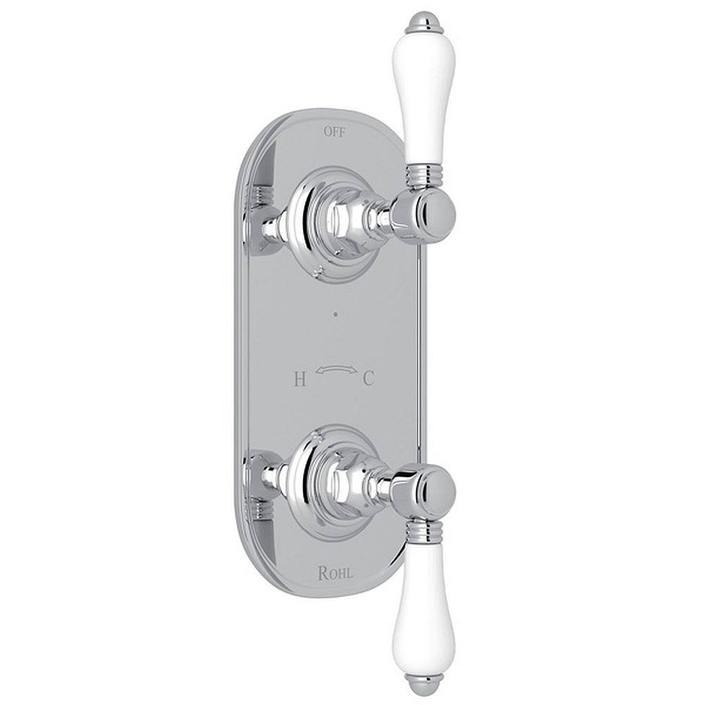 Polished Chrome Thermostatic Diverter Trim G392