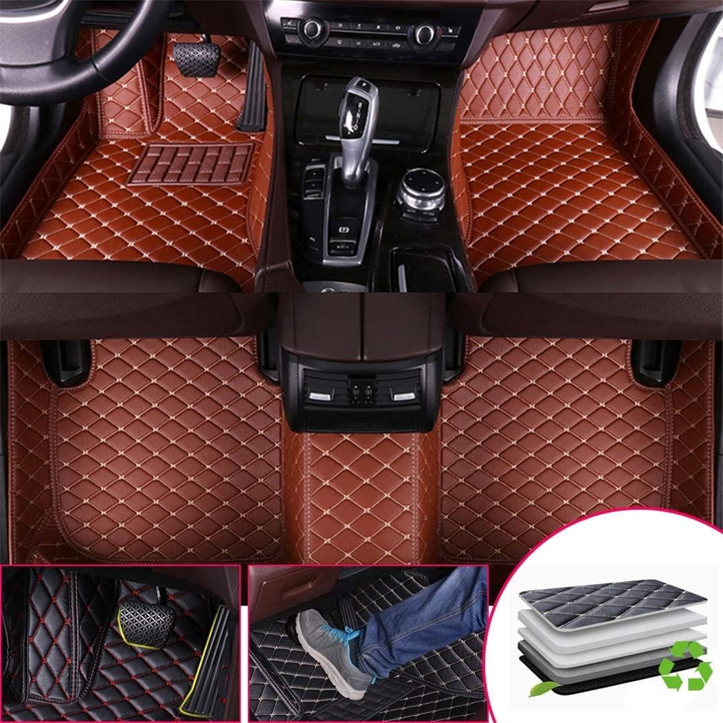 Custom Car Floor Mats Front Rear Leather Mat I483189