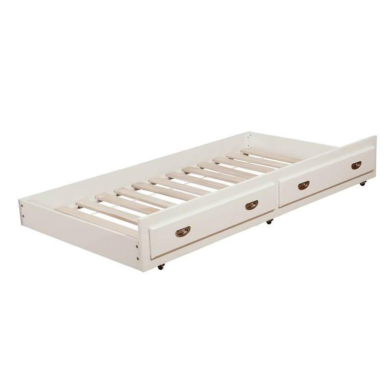 White Wood Trundle H6631
