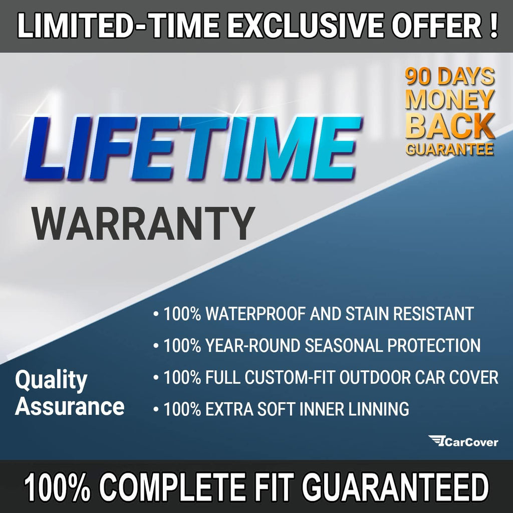 Full Car Cover Waterproof All Weather Custom Outdoor Indoor Padded Cover with Straps U828