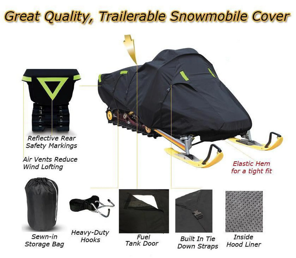 Trailerable 600 Denier Snowmobile Cover M6773