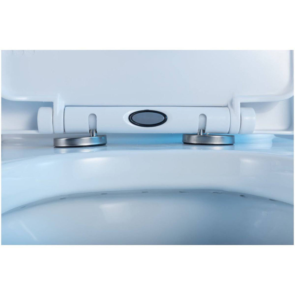 White One-Piece Elongated Toilet O797
