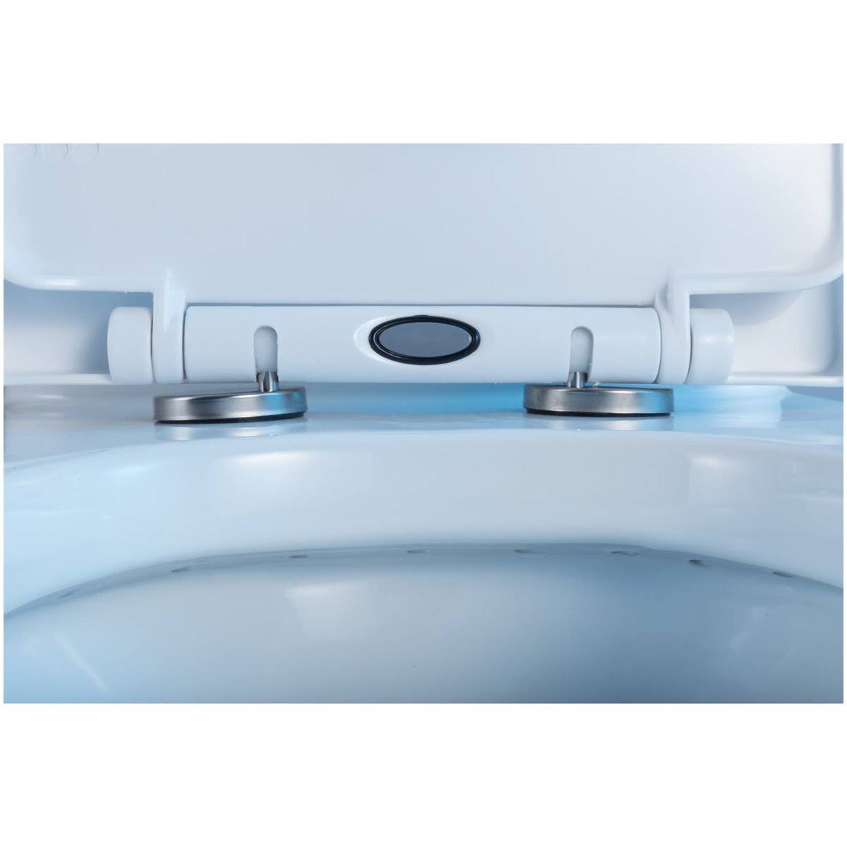 White One-Piece Elongated Toilet O797