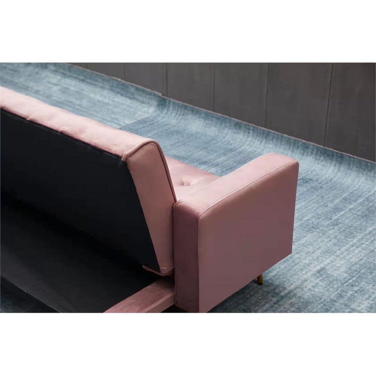 Rose Velvet Convertible Sofa M304
