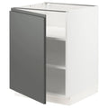 White Base Cabinet with Shelves D9434