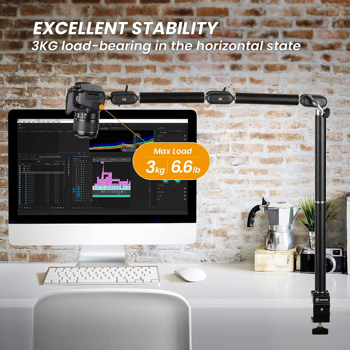 Articulated Desk Camera Mount Stand Z883