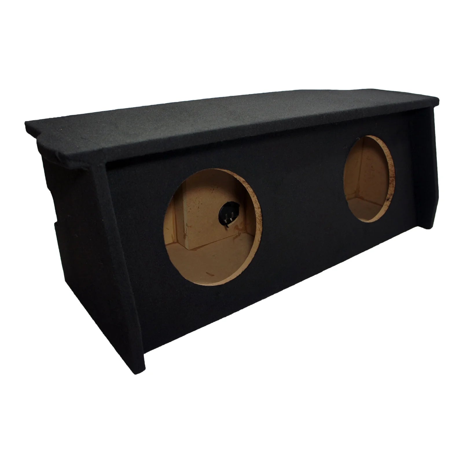 Dual 10" Sub Box Subwoofer Enclosure with Amp Rack J976219