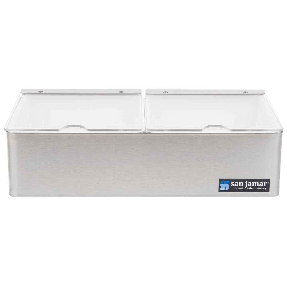 2 Quart Condiment Center with Notched Lids J81991