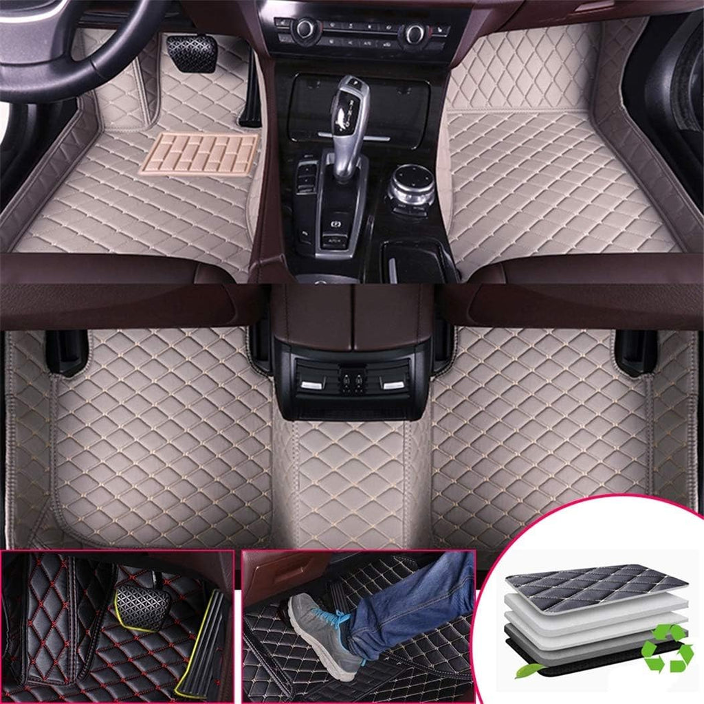 Custom Car Floor Mats Front Rear Leather Mat I483189