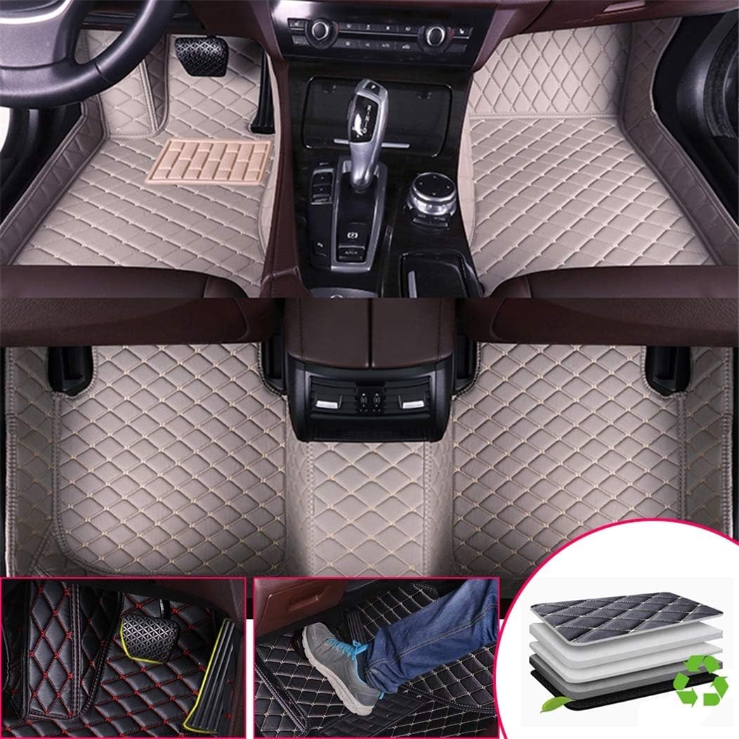 Custom Car Floor Mats Front Rear Leather Mat I483189