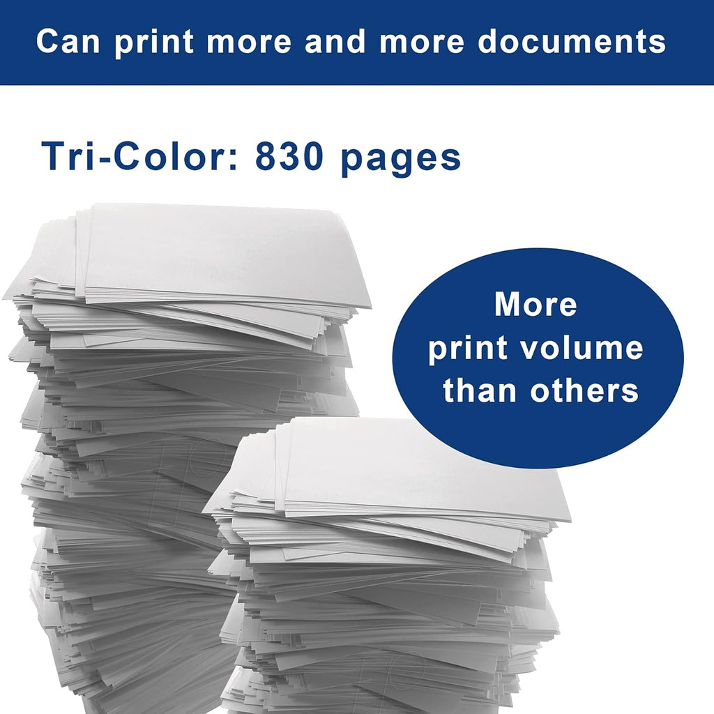 3-Pack Remanufactured Ink Cartridge for HP Deskjet Printer (Tri-Color) O312