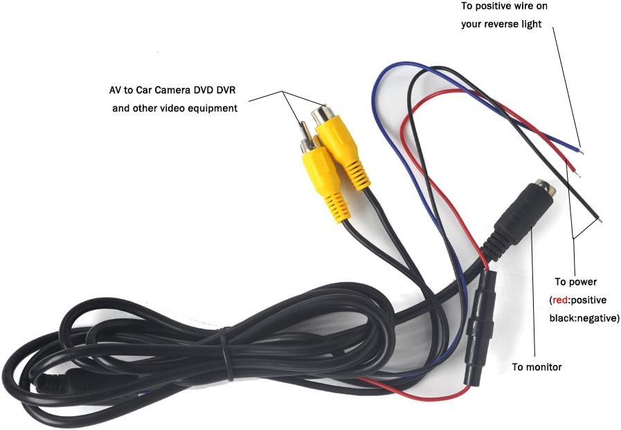 LED Backup Camera and Monitor, 7" Monitor, Pack of 2 Q4225