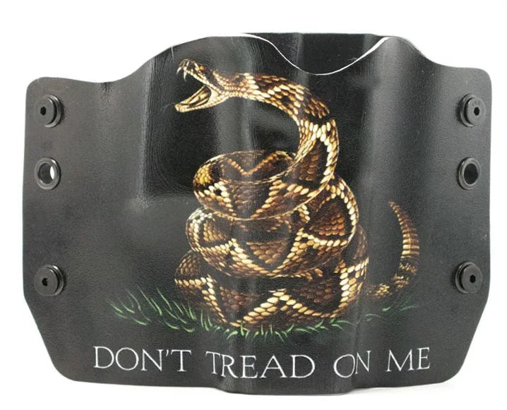 Black OWB Kydex Gun Holster for Ruger LC9 w/Crimson Trace, Right Handed H9320