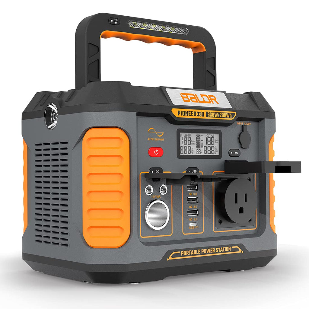 Portable Power Station 500W 461Wh Lithium Battery with 120V Pure Sine Wave Inverter T611033