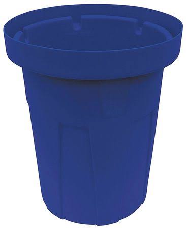 White 20 gal Trash Can K396