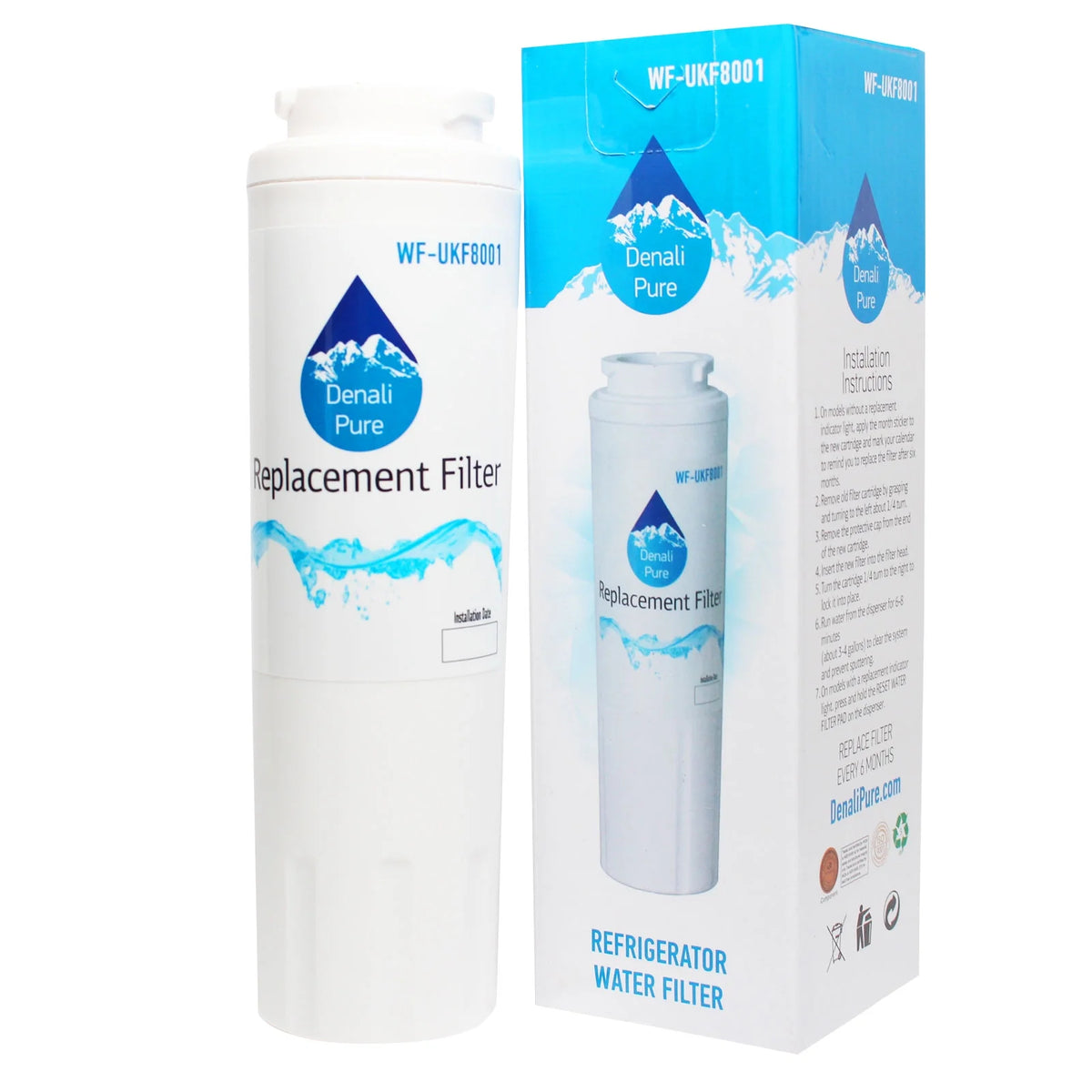 4-Pack Replacement Refrigerator Water Filter Cartridge K211839