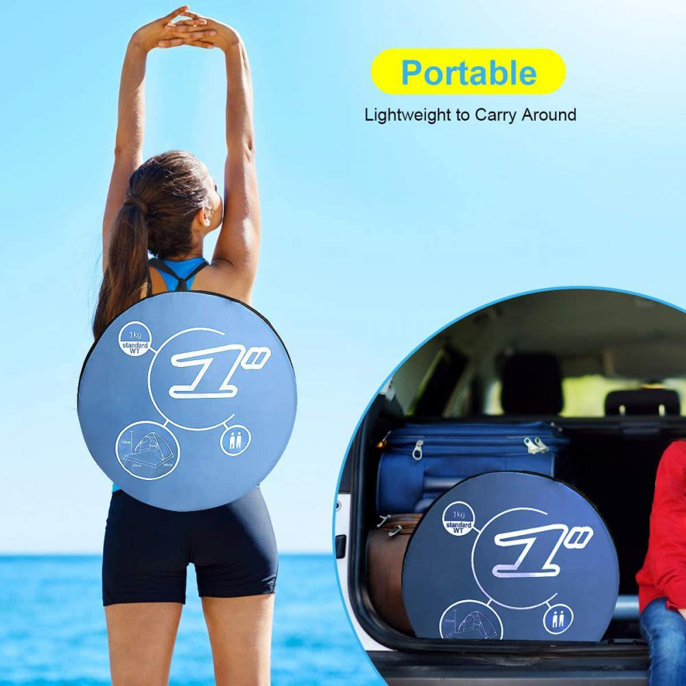 Pop Up Beach Tent with Canopy Carry Bag O266944