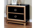 Black and Gold Night Stand G283