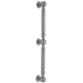 60x22 Smooth Straight Grab Bar with Finials H908