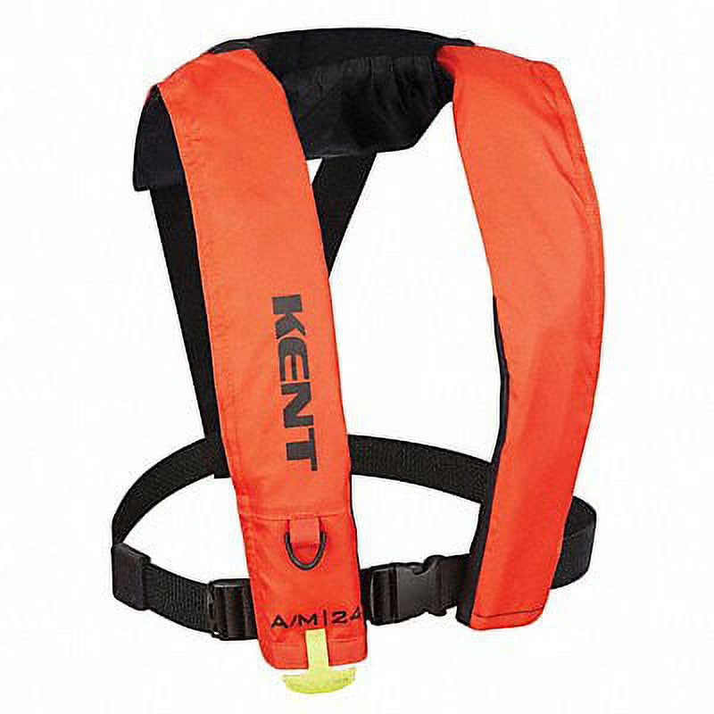 Orange Safety Life Jacket with Belt and Buckle M7059