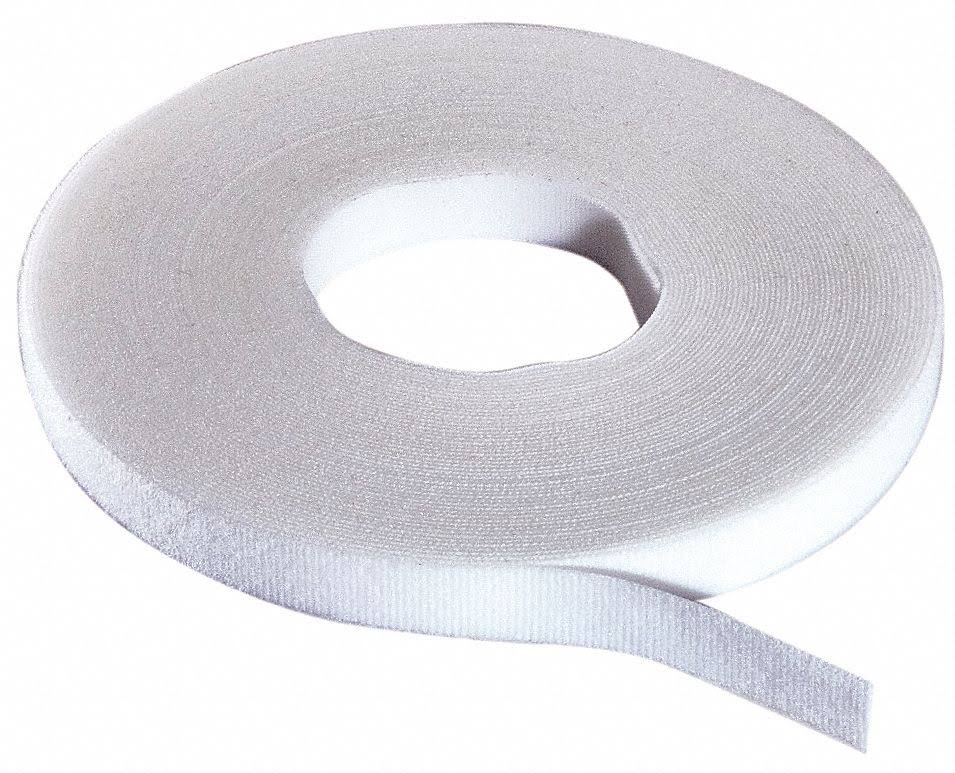 White Nylon Hook-and-Loop Cable Tie D7751