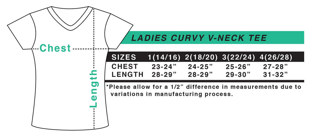 Women's Plus Size V-Neck T-Shirt V950431