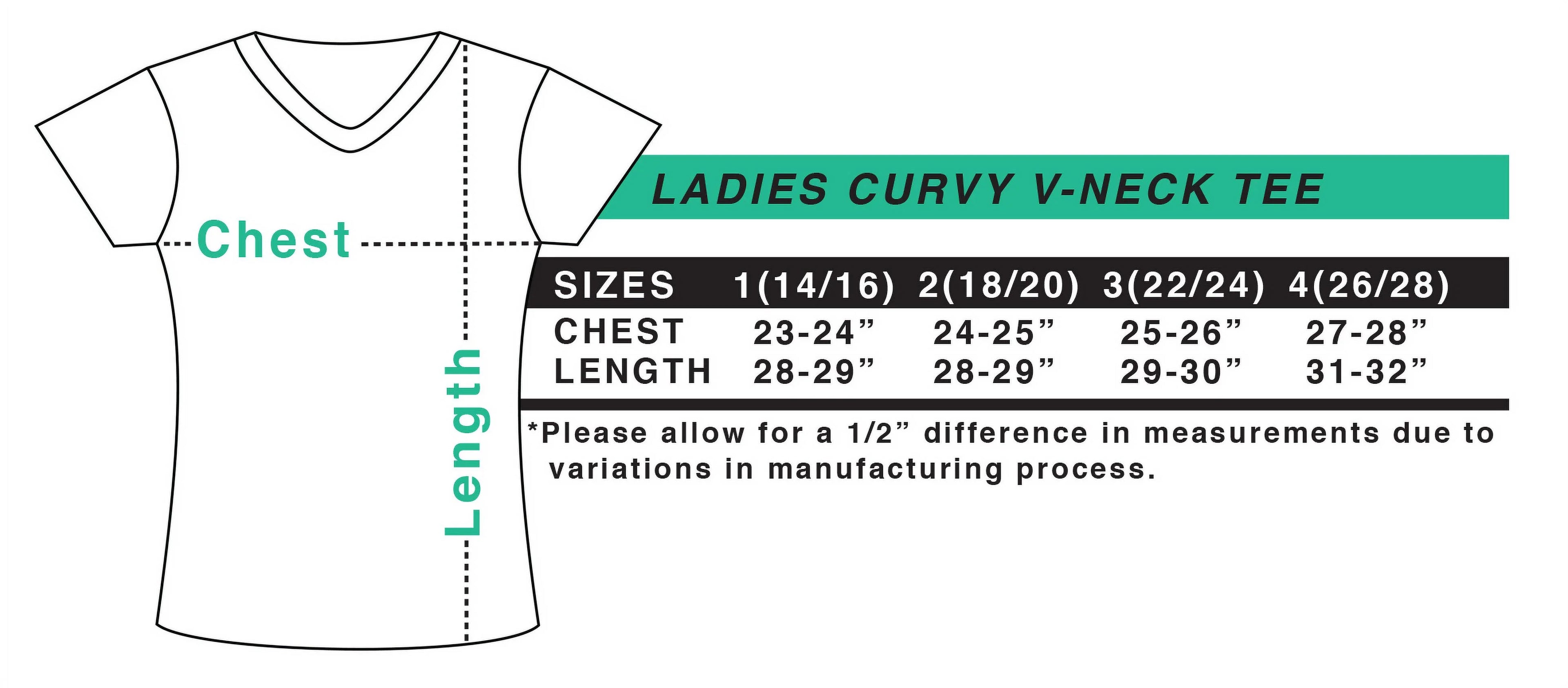 Women's Plus Size V-Neck T-Shirt V950431