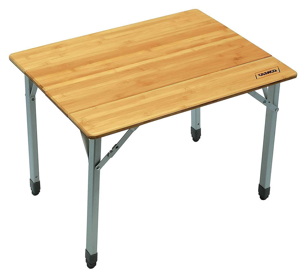 Bamboo Folding Table with Aluminum Legs Q251093