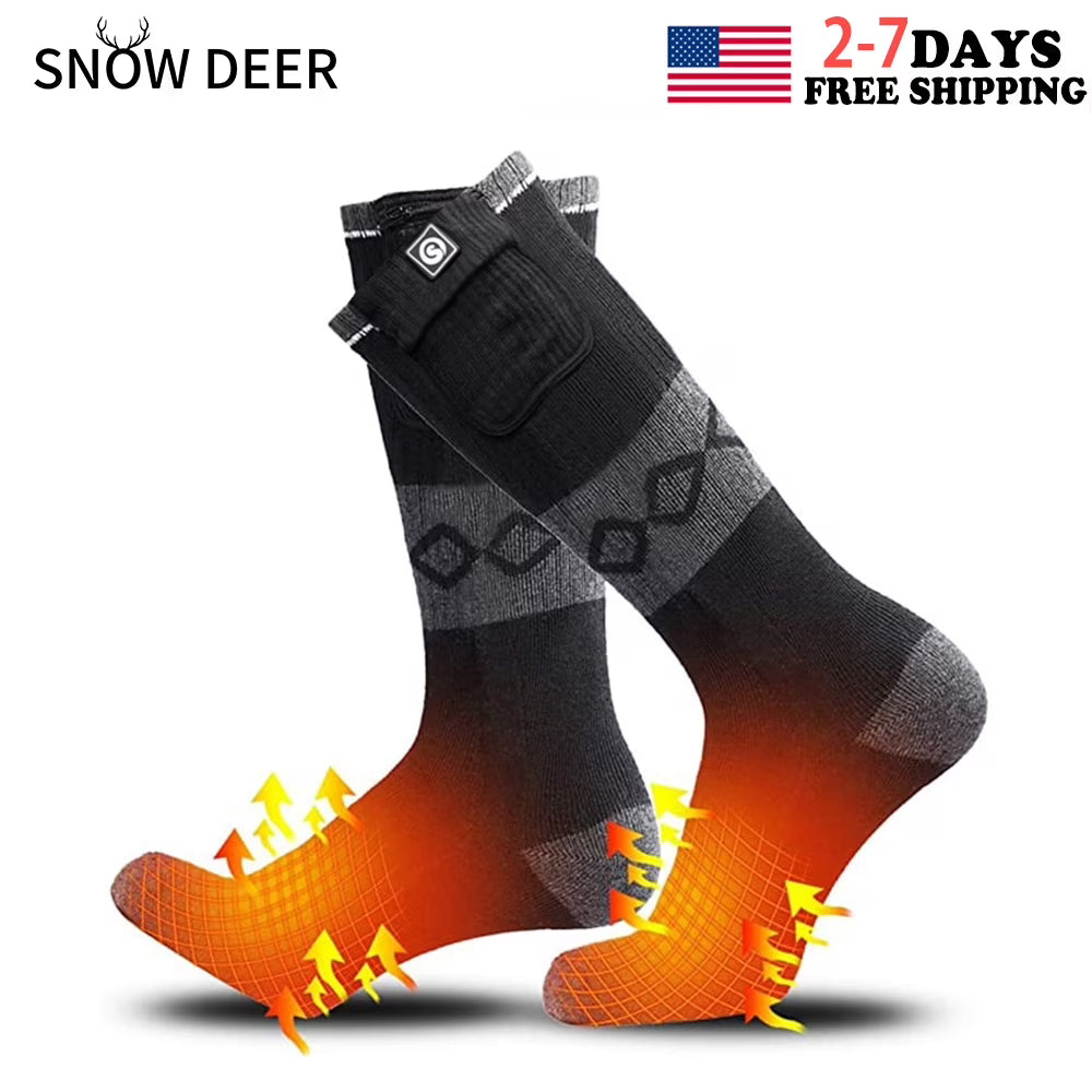 Heated Socks with Rechargeable Battery X8353